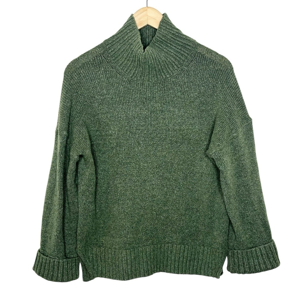 Abercrombie & Fitch Oversized Sweater Green Womens XS Earthy Baggy Goblincore